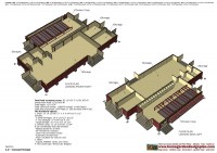 CS100 - Combo Chicken Coop + Garden Shed Plans Construction_020